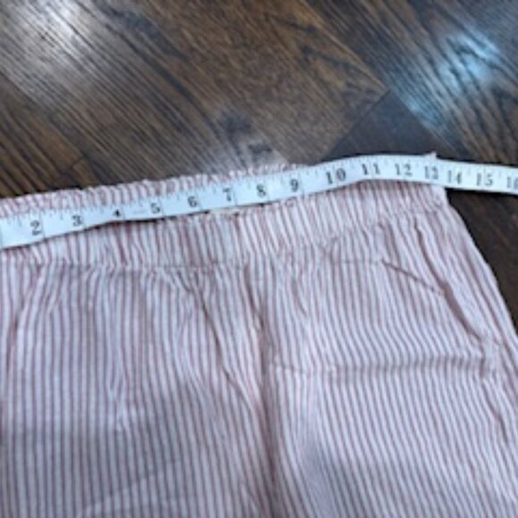 Eberjey Long PJ set in pink/white cotton size S - Picture 6 of 7